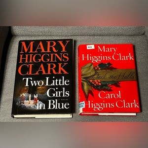 Bundle of two Mary Higgins Clark hardcover hardback Books